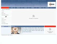 Tablet Screenshot of garfinindia.com